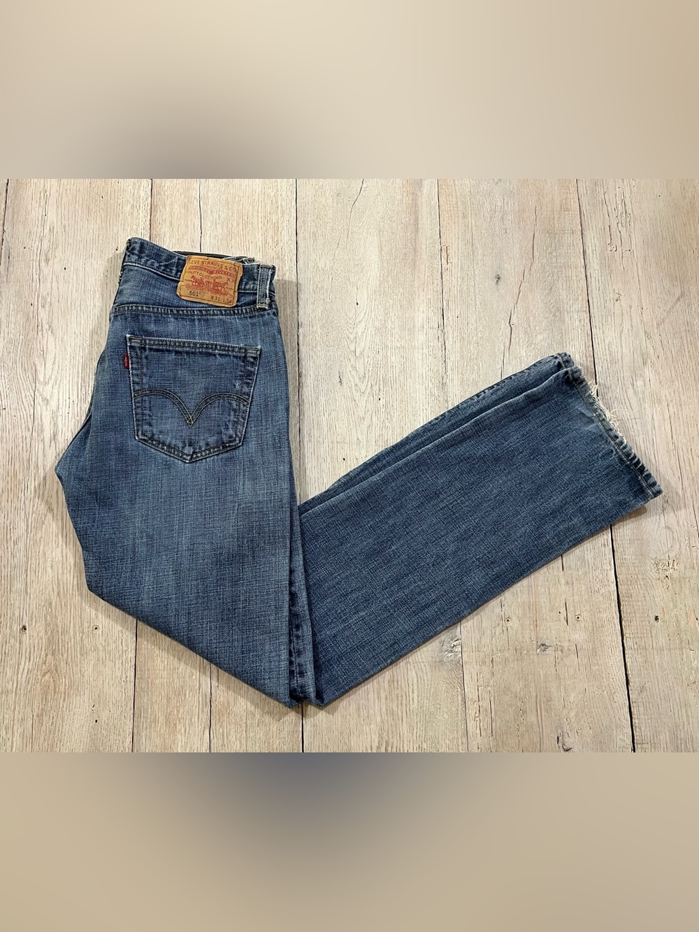 Levi’s 501 XX 2008 Straight Leg Denim Blue Jeans Size 31x34
